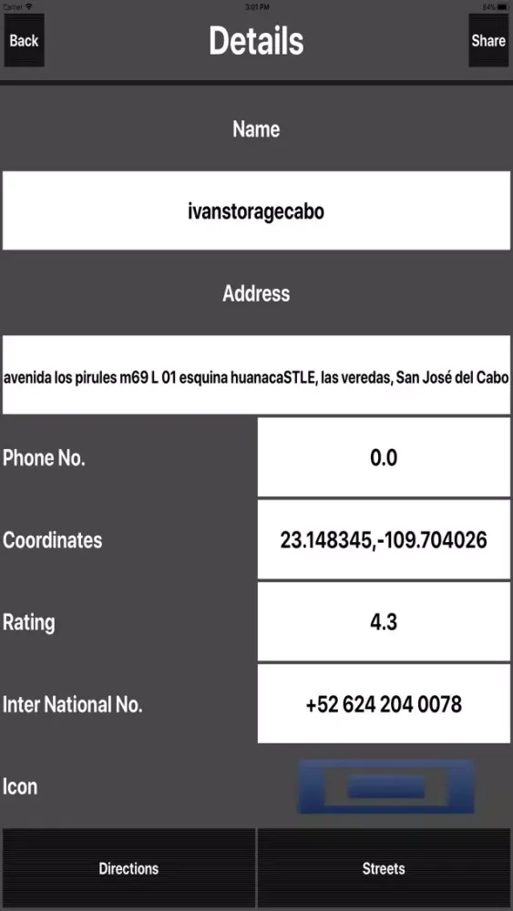 Los Cabos Offline Travel Map Screenshots