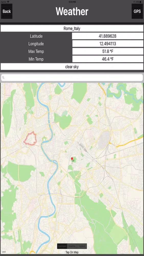 Ảnh chụp màn hình của Rome Italy Offline Travel Map