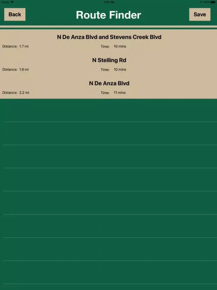 تصاویر Routes - Directions iPad 