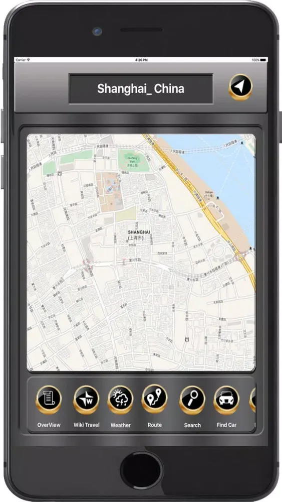 Shanghai_ China Offline maps & Navigation स्क्रीनशॉट