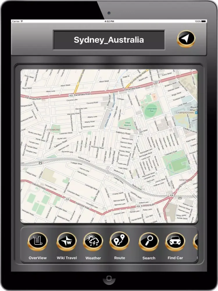 Sydney_Australia Offline maps & Navigation iPad  スクリーンショット