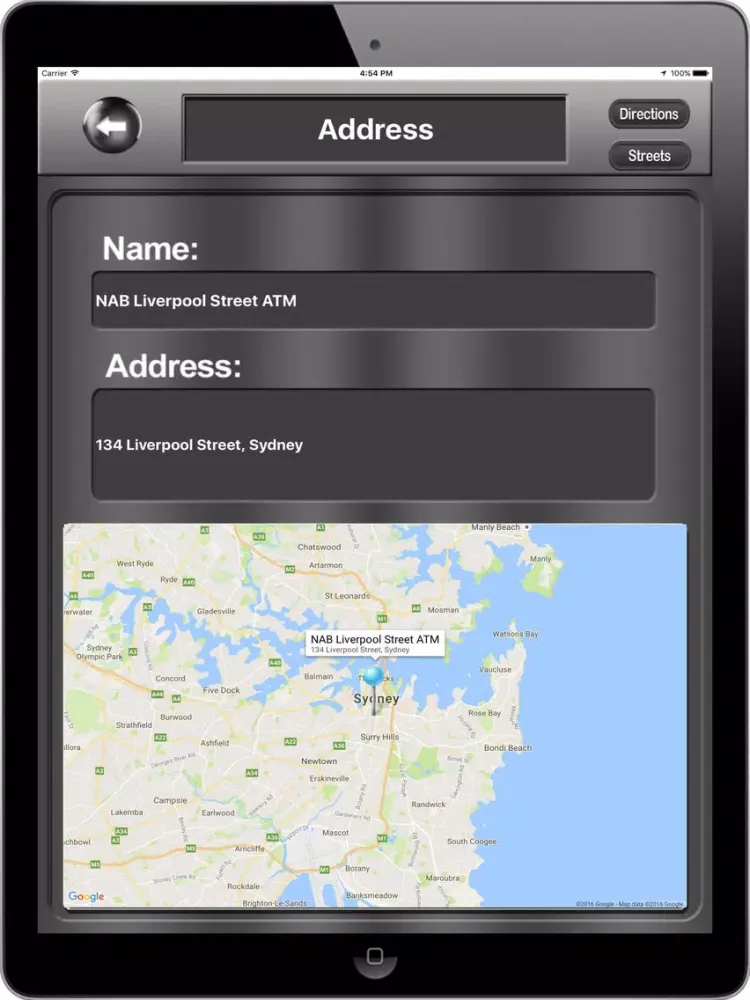 Sydney_Australia Offline maps & Navigation iPad  スクリーンショット
