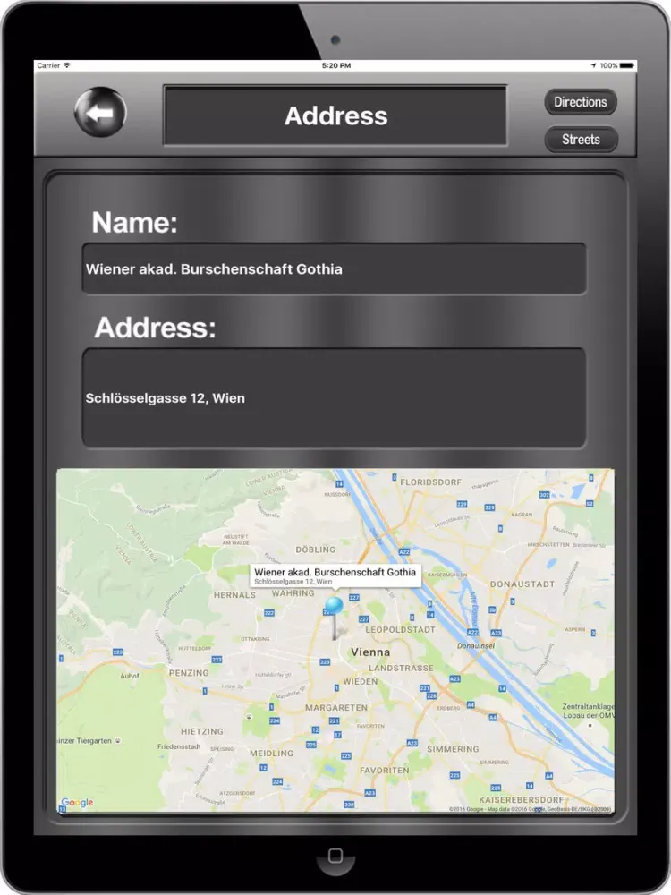 Vienna_Austria Offline maps & Navigation iPad  스크린샷