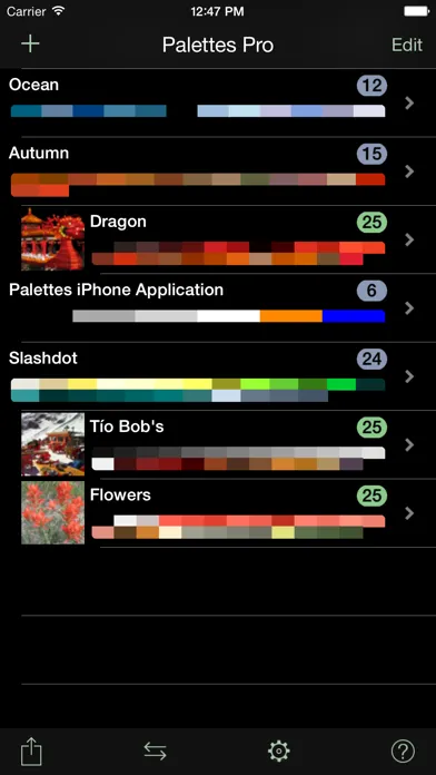 Palettes Pro Screenshots