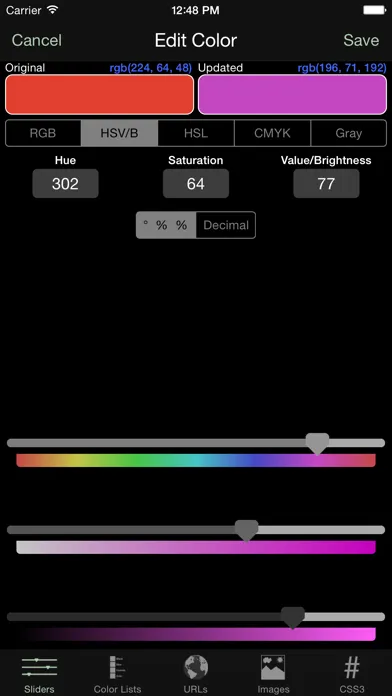Palettes Pro Screenshots