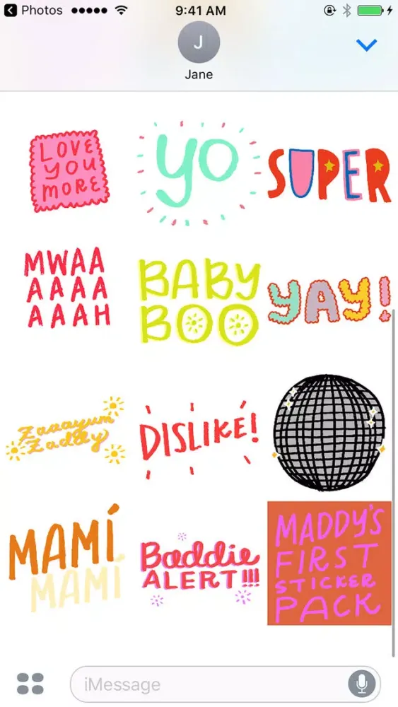 Maddy's First Sticker Pack स्क्रीनशॉट