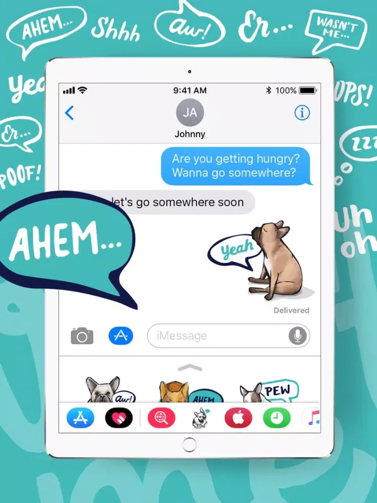 Dog Talk - Frenchie edition iPad 應用截圖