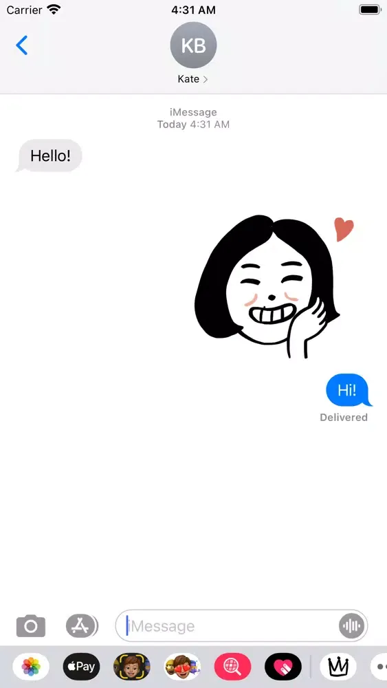 Ah-Joo! Stickers應用截圖