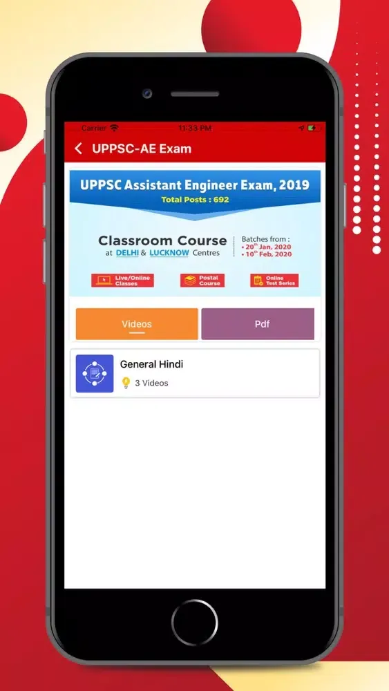 Tangkapan layar MADE EASY Live Classes