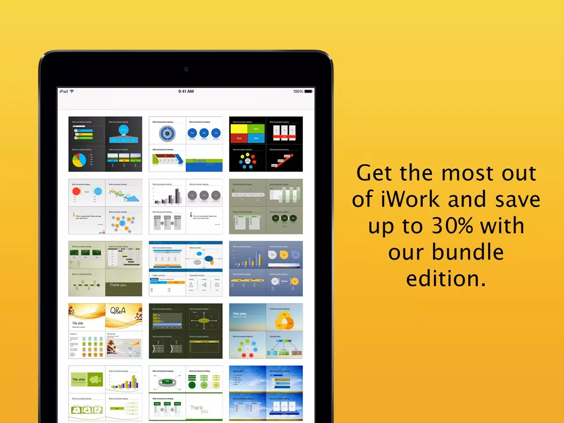 Templates for iWork (Bundle Edition) iPad  스크린샷