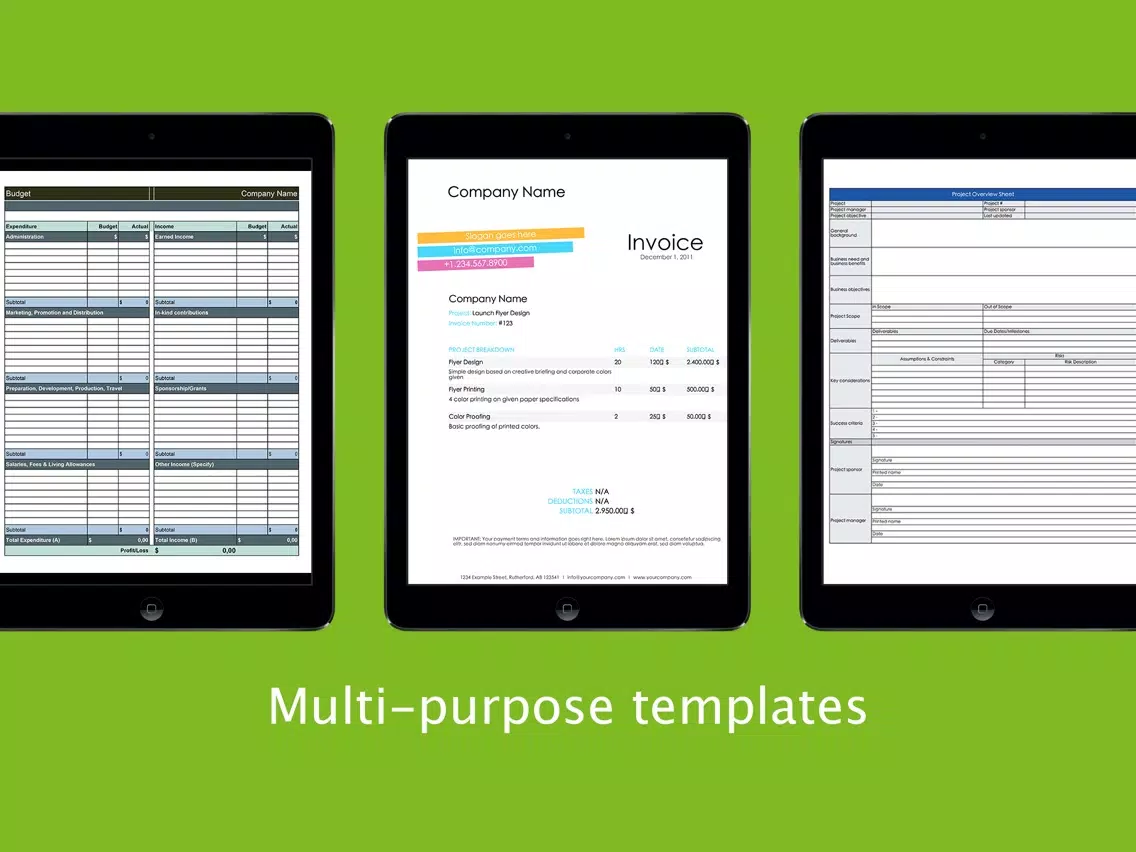 Templates for iWork (Bundle Edition) iPad  스크린샷