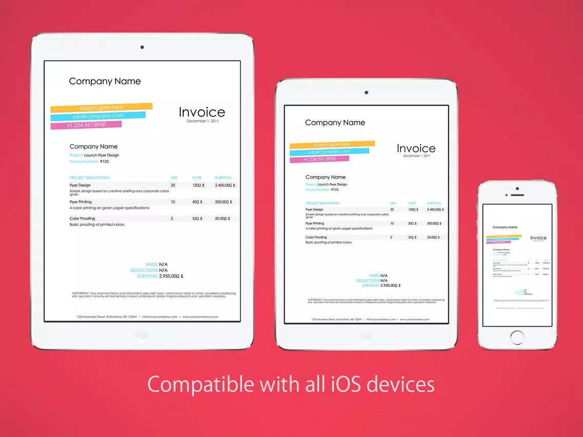 Templates for iWork (Bundle Edition) iPad  스크린샷
