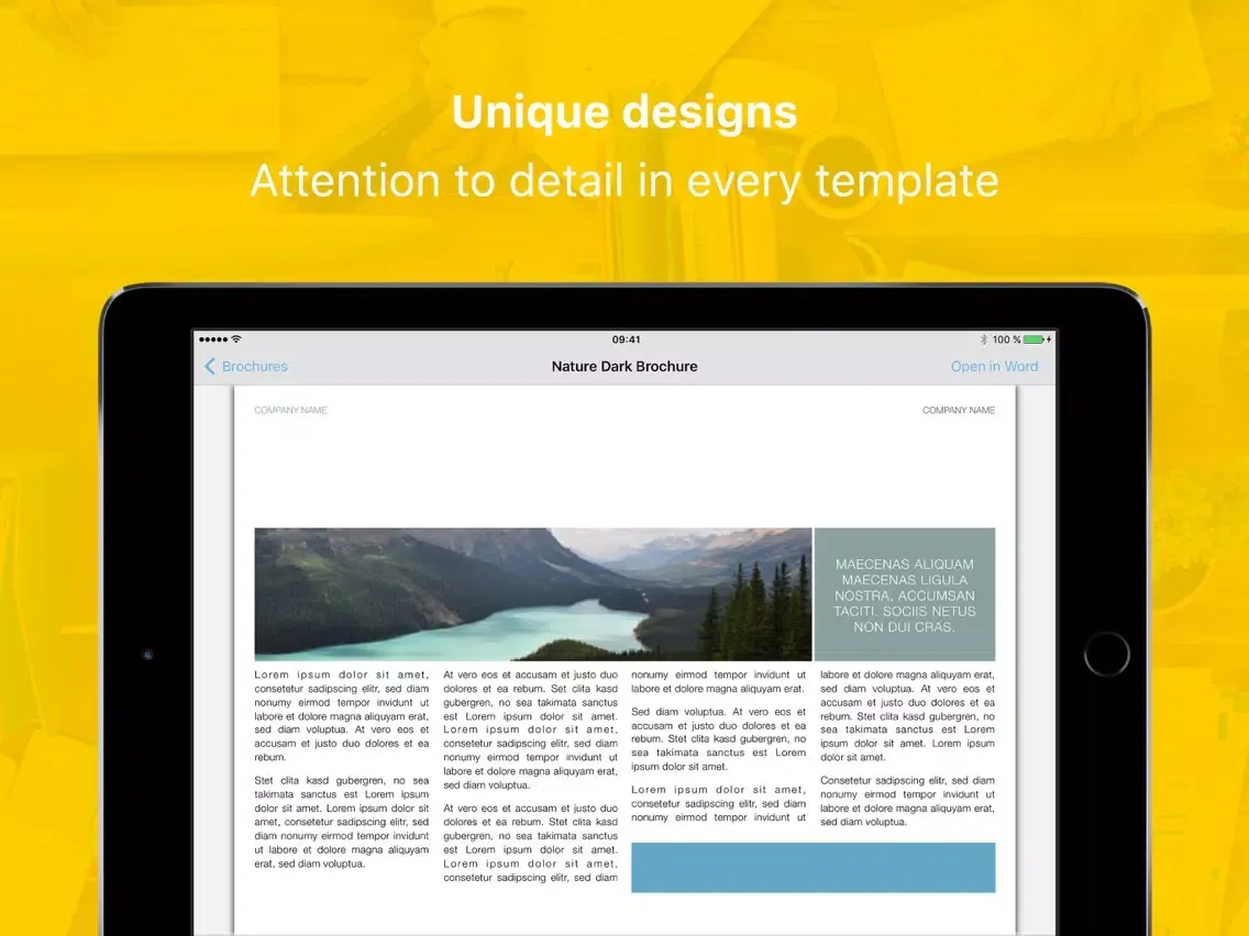ภาพหน้าจอของ Templates for Office Pro (Bundle Edition) iPad 