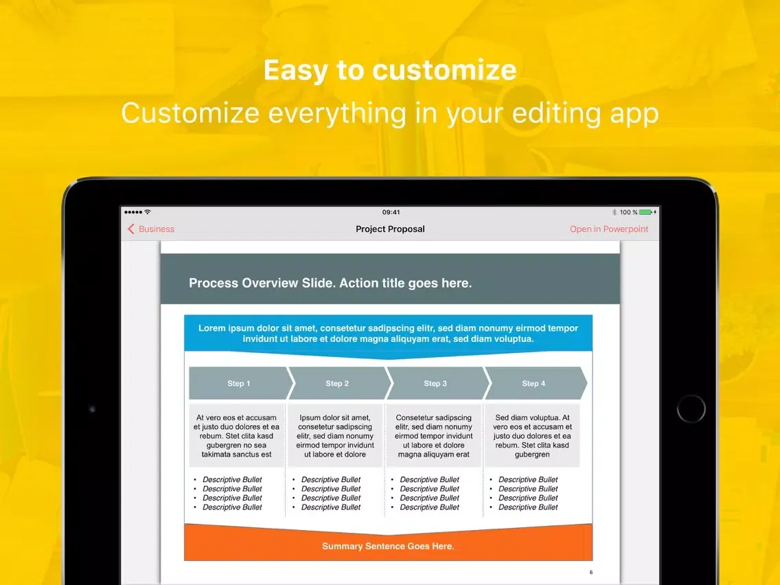 ภาพหน้าจอของ Templates for Office Pro (Bundle Edition) iPad 