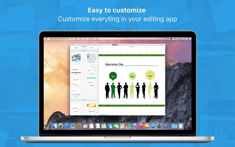 Templates for Keynote Pro Screenshots
