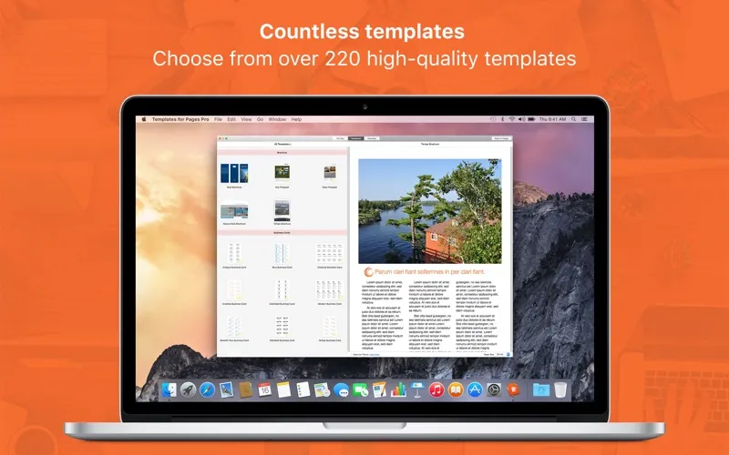 Templates for Pages Pro Screenshots