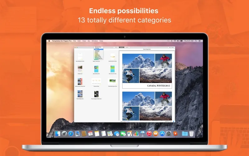 Templates for Pages Pro Screenshots
