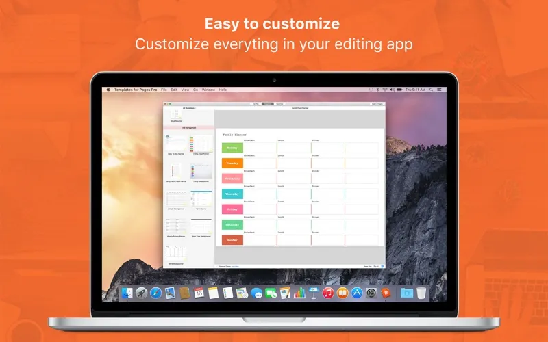 Templates for Pages Pro Screenshots