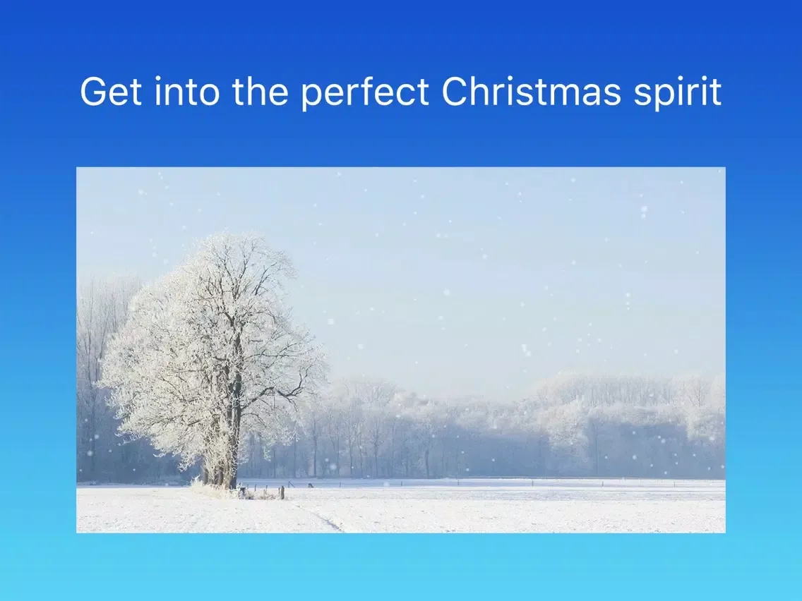 Ảnh chụp màn hình của Winter Season Ambience iPad 