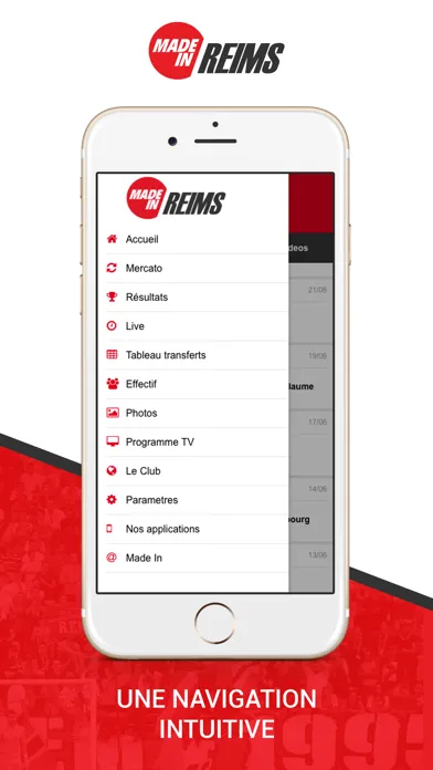 Tangkapan layar Foot Reims