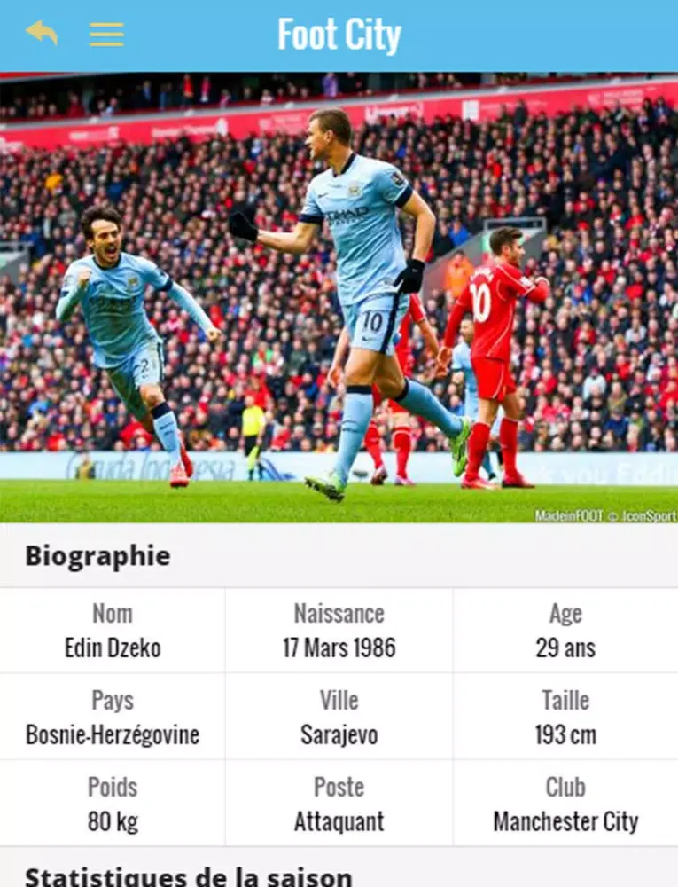 Tangkapan skrin Sky Blues Foot iPad 
