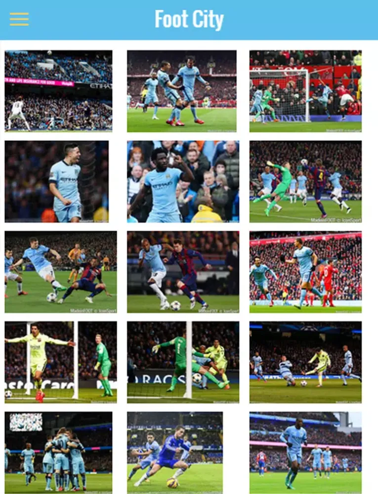 Tangkapan skrin Sky Blues Foot iPad 