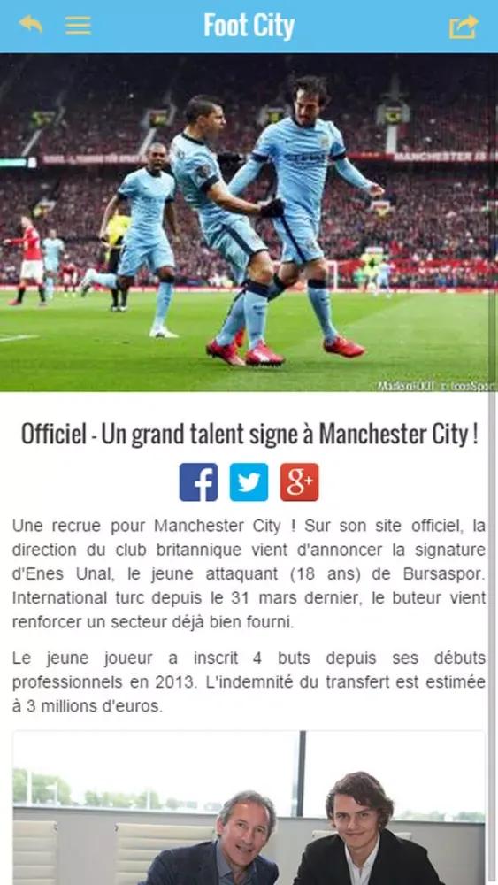 Tangkapan skrin Sky Blues Foot