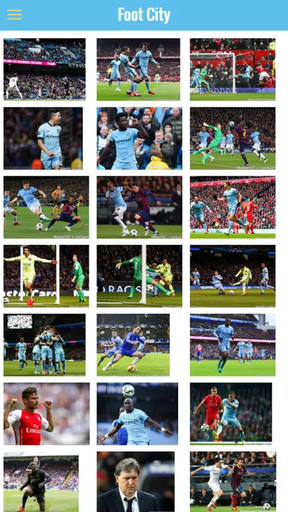 Tangkapan skrin Sky Blues Foot