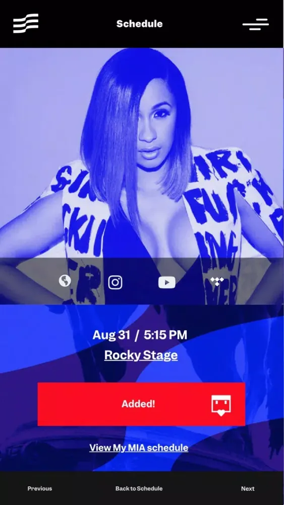 Ảnh chụp màn hình của Made In America Festival 2019