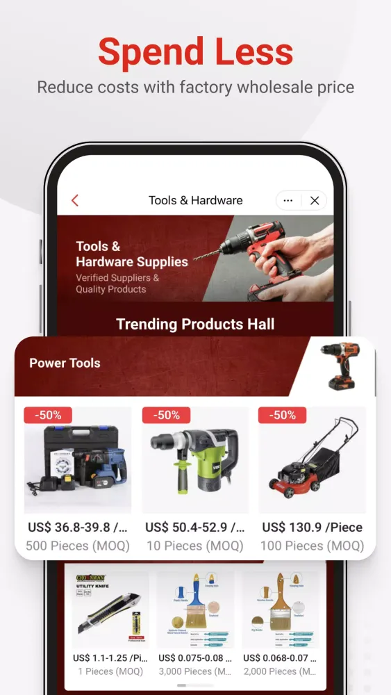 Capturas de tela do Made-in-China B2B Trade Online