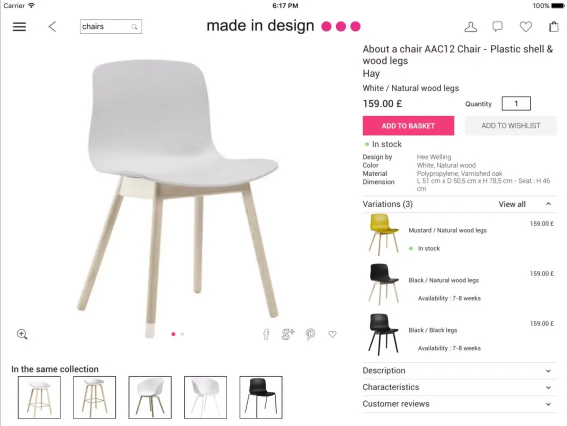 Captures d'écran de Made In Design : Design & Decoration iPad 