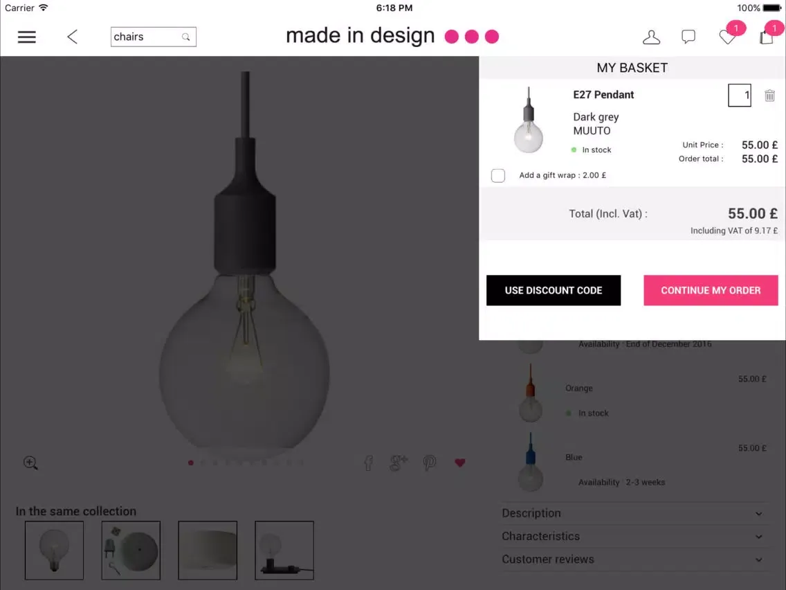 Captures d'écran de Made In Design : Design & Decoration iPad 