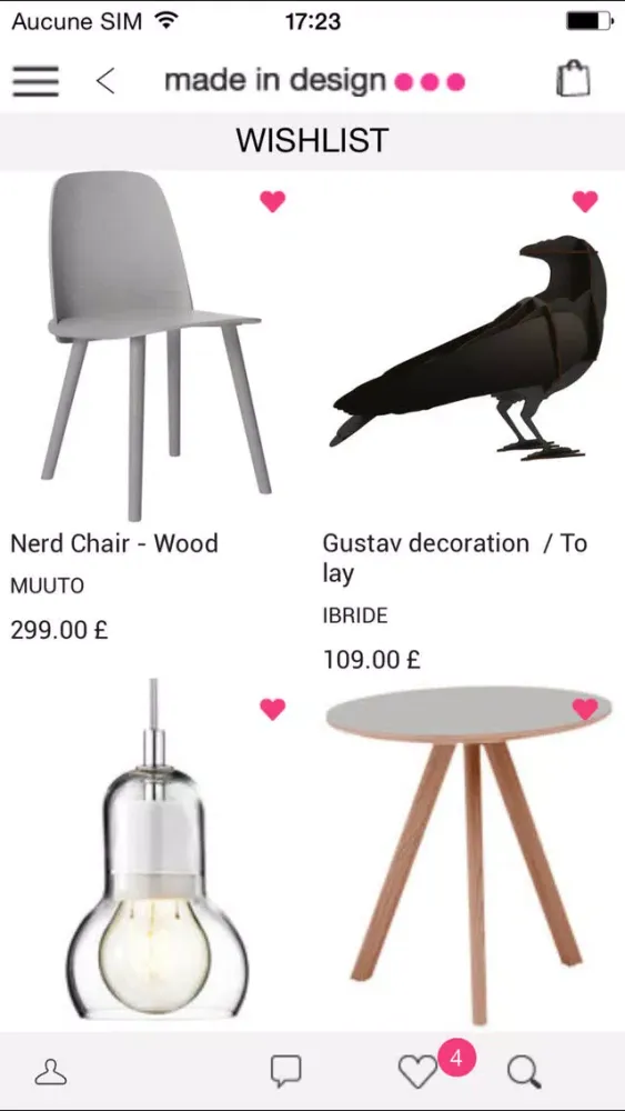 Captures d'écran de Made In Design : Design & Decoration