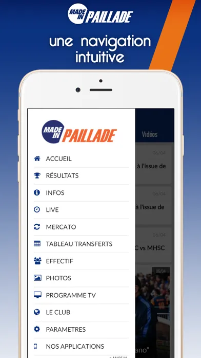 Captures d'écran de Foot Montpellier