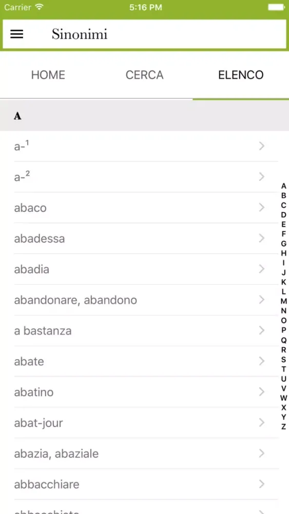 I Sinonimi e contrari Treccani স্ক্রিনশট