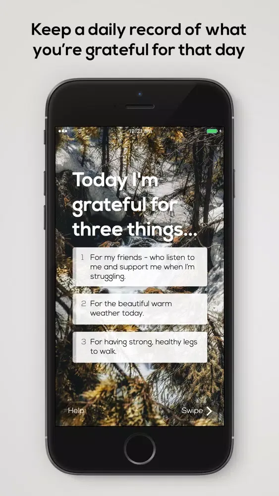 Tangkapan layar Three Things