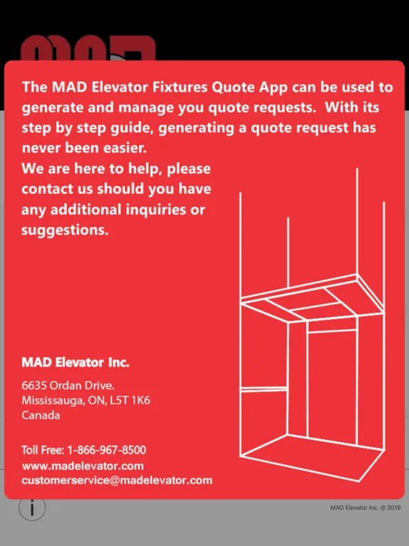 Zrzuty ekranu MAD ELEVATOR – QUICK QUOTE iPad 