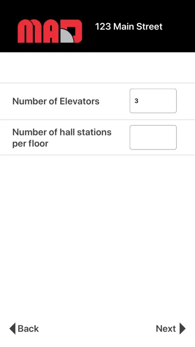 Zrzuty ekranu MAD ELEVATOR – QUICK QUOTE
