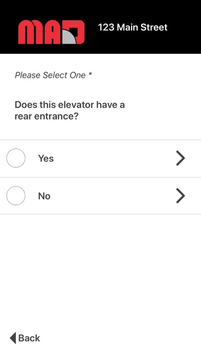 Zrzuty ekranu MAD ELEVATOR – QUICK QUOTE