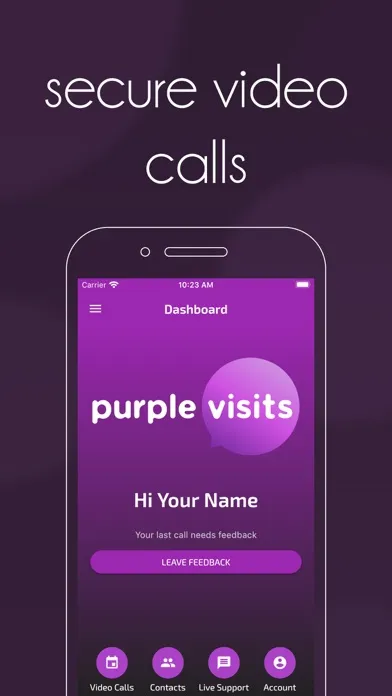 Capturas de pantalla de Purple Visits