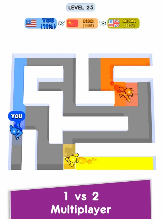 Paint Maze Run 3d iPad  স্ক্রিনশট