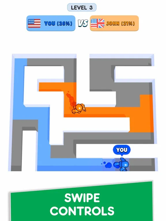 Paint Maze Run 3d iPad  স্ক্রিনশট