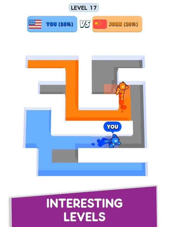 Paint Maze Run 3d iPad  স্ক্রিনশট