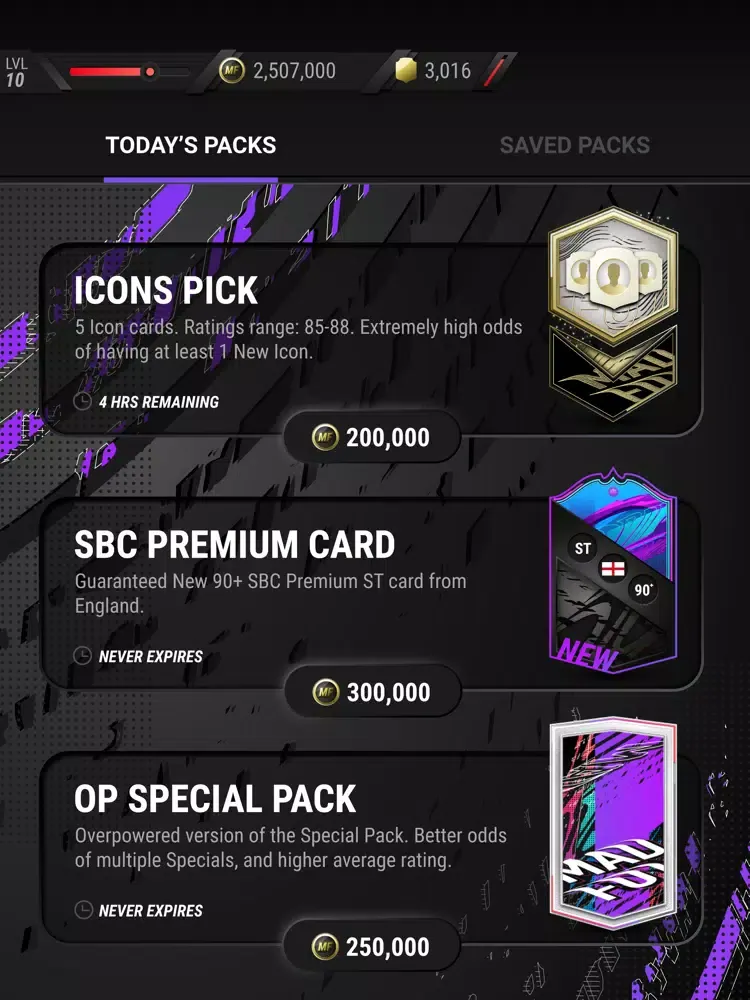 MAD FUT 21 Draft & Pack Opener iPad  Ekran Görüntüleri