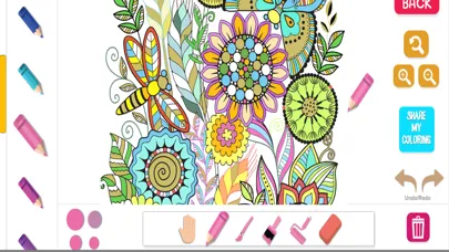 Tangkapan layar Flower Color Adult Coloring Book for Stress Relief