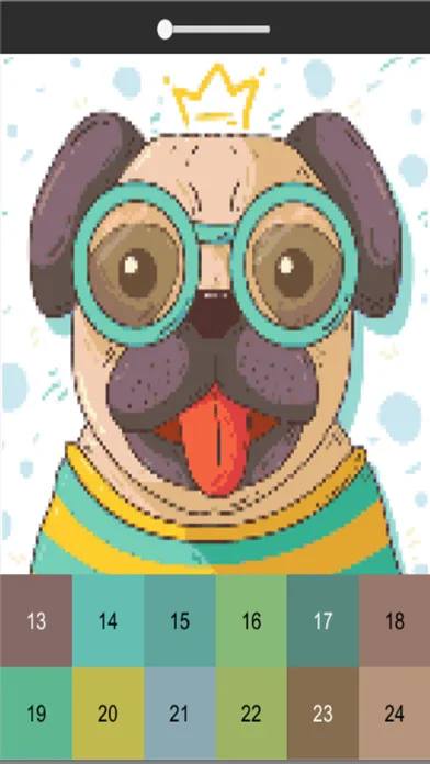 Cute Puppy Pixel Art স্ক্রিনশট
