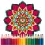 Mandala Pixel Art Coloring