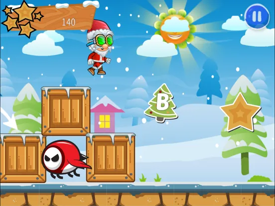 Ảnh chụp màn hình của Learn ABC with Santa iPad 