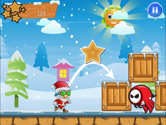 Ảnh chụp màn hình của Learn ABC with Santa iPad 