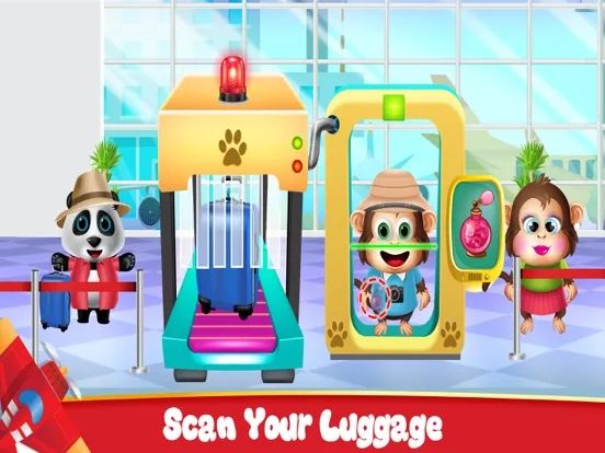 ภาพหน้าจอของ Animal World Airport Life iPad 